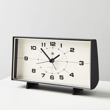Online Designer Bedroom Newgate Wideboy Analog Alarm Clock - White