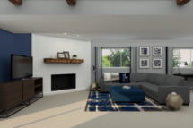 Online Designer Living Room 3D Model