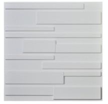 Online Designer Living Room Huxford 19.7" x 19.7" Wall Paneling in White