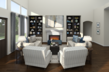 Online Designer Living Room 3D Model