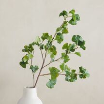 Online Designer Living Room Faux Gingko Branch - Green