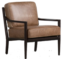 Online Designer Living Room Dominic Saddle Accent Chair