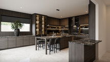 Online Designer Kitchen 3D Model