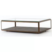 Online Designer Living Room Shagreen Coffee Table