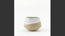 Online Designer Combined Living/Dining Half-Dipped Stoneware Vases