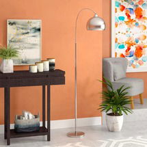 Online Designer Home/Small Office Cedarburg 65.5" Arched Floor Lamp