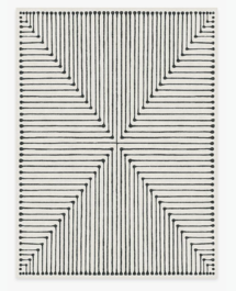 Online Designer Living Room Jonathan Adler Inkdrop Black & Ivory Rug