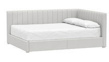 Online Designer Bedroom Avalon Upholstered Corner Storage Bed
