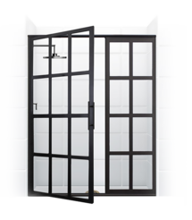 Online Designer Bathroom True Divided-Light Swing Door