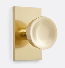 Online Designer Kitchen RICHMOND BRASS KNOB TUBE LATCH INTERIOR DOOR SET