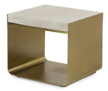 Online Designer Business/Office Dexter Concrete Top End Table