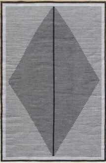 Online Designer Bedroom Ferdinand Handwoven Flatweave Gray Area Rug