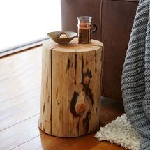 Online Designer Business/Office Natural Tree Stump Side Table