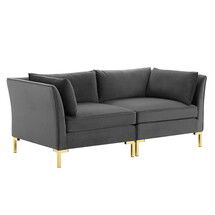 Online Designer Living Room Ardent Performance Velvet Loveseat