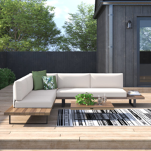 Online Designer Patio 3 Piece Sectional Seating Group