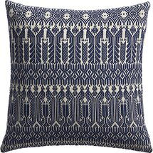 Online Designer Living Room izel navy fair isle pillow