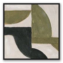 Online Designer Dining Room " Abstract Moody Shapes " Painting Print