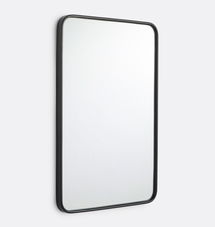 Online Designer Combined Living/Dining ROUNDED RECTANGLE METAL FRAMED MIRROR