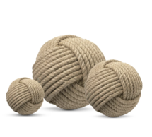 Online Designer Living Room Jute Balls (Set Of 3)