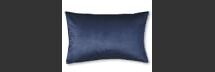 Online Designer Combined Living/Dining Velvet Lumbar Pillow Cover, Midnight