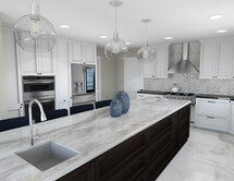 Online Designer Kitchen 3D Model