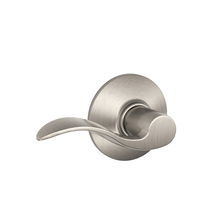 Online Designer Kitchen Schlage Passage Accent Satin Nickel-Handed Passage Door Lever