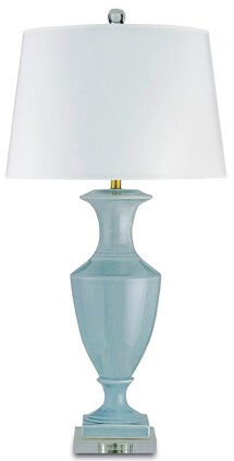 Online Designer Combined Living/Dining Elegant Blue Table Lamp