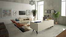 Online Designer Living Room 3D Model