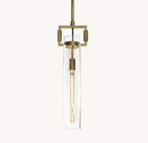 Online Designer Bathroom Machinist Glass Cylinder Pendant