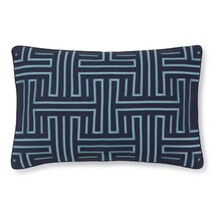Online Designer Living Room Colonial Greek Key Lumbar Pillow Cover