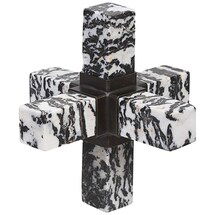 Online Designer Other DOUBLE CROSS SCULPTURE - ZEBRA STONE