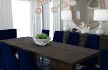 Online Designer Combined Living/Dining 3D Model