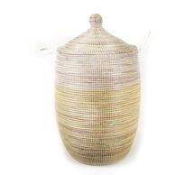 Online Designer Combined Living/Dining Tilda Two-Tone Woven Baskets, Natural