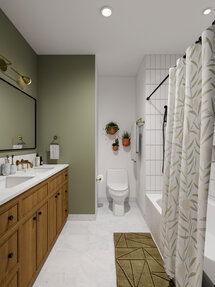 Online Designer Bathroom 3D Model