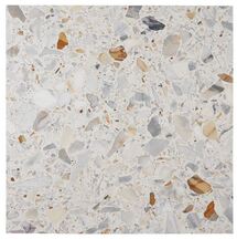 Online Designer Bathroom Terrazzo Italy Sacra Calacatta White 24x24 Honed Terrazzo Tile