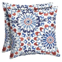 Online Designer Bedroom Dorrington Outdoor Square Pillow Cover & Insert (Set of 2)