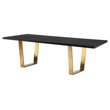 Online Designer Dining Room Lucas Black And Gold Dinning Table