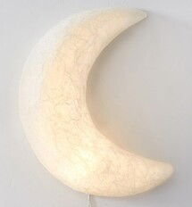 Online Designer Nursery Paper Mache Light Up Moon