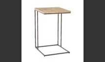 Online Designer Combined Living/Dining Streamline C-Side Table - Wood