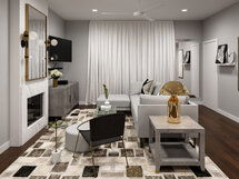 Online Designer Combined Living/Dining 3D Model