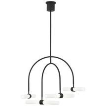 Online Designer Combined Living/Dining Calumn 4-Light Chandelier