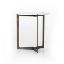 Online Designer Combined Living/Dining Kiva End Table in Hammered Brass