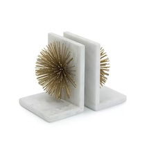 Online Designer Home/Small Office Bursts on Marble Bookends (Set of 2)