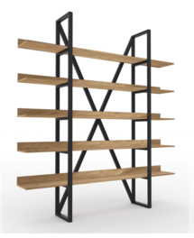 Online Designer Business/Office Vintage Industrial Wood Shelf