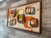 Online Designer Bedroom Mid Century Modern Wood Wall Art