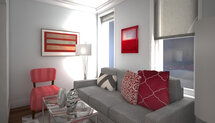 Online Designer Living Room 3D Model