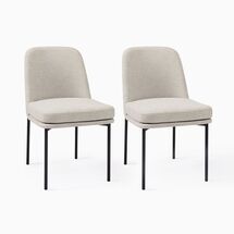 Online Designer Dining Room Jack Metal Frame Dining Chair (Set of 2)