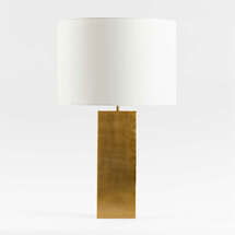 Online Designer Bedroom Folie Brass Square Table Lamp with Drum Shade