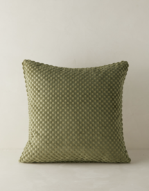 Online Designer Bedroom Hi-Lo Checker Velvet Pillow