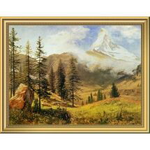 Online Designer Bedroom 'The Matterhorn' Framed Graphic Art Print